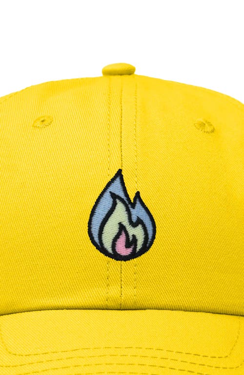 Dalix Fire Dad Hat In Gold