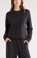 Zella Cinch Side Long Sleeve Top