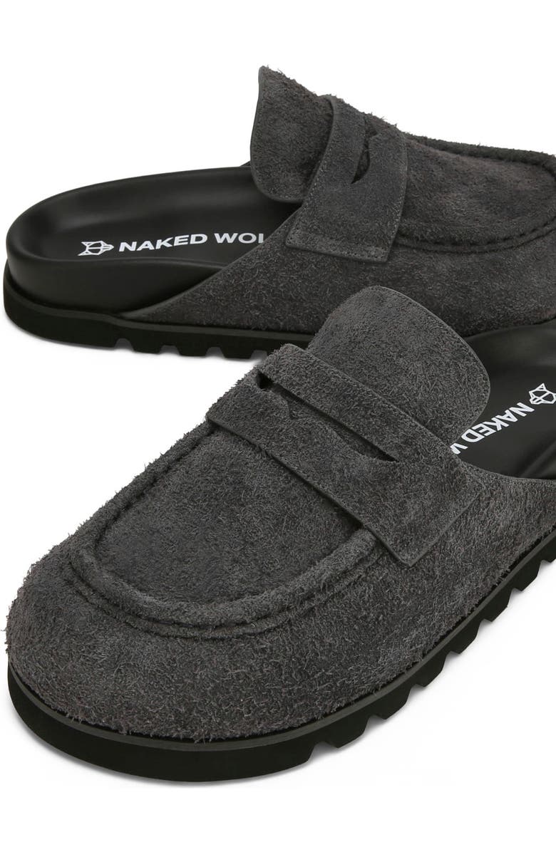 Naked Wolfe Cord Dark Grey Hairy Suede, Alternate, color, Dark Grey