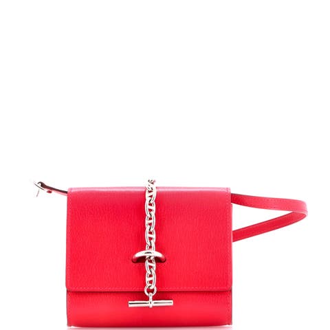 Chaine d'Ancre Compact Wallet on Strap Chevre Chamkila