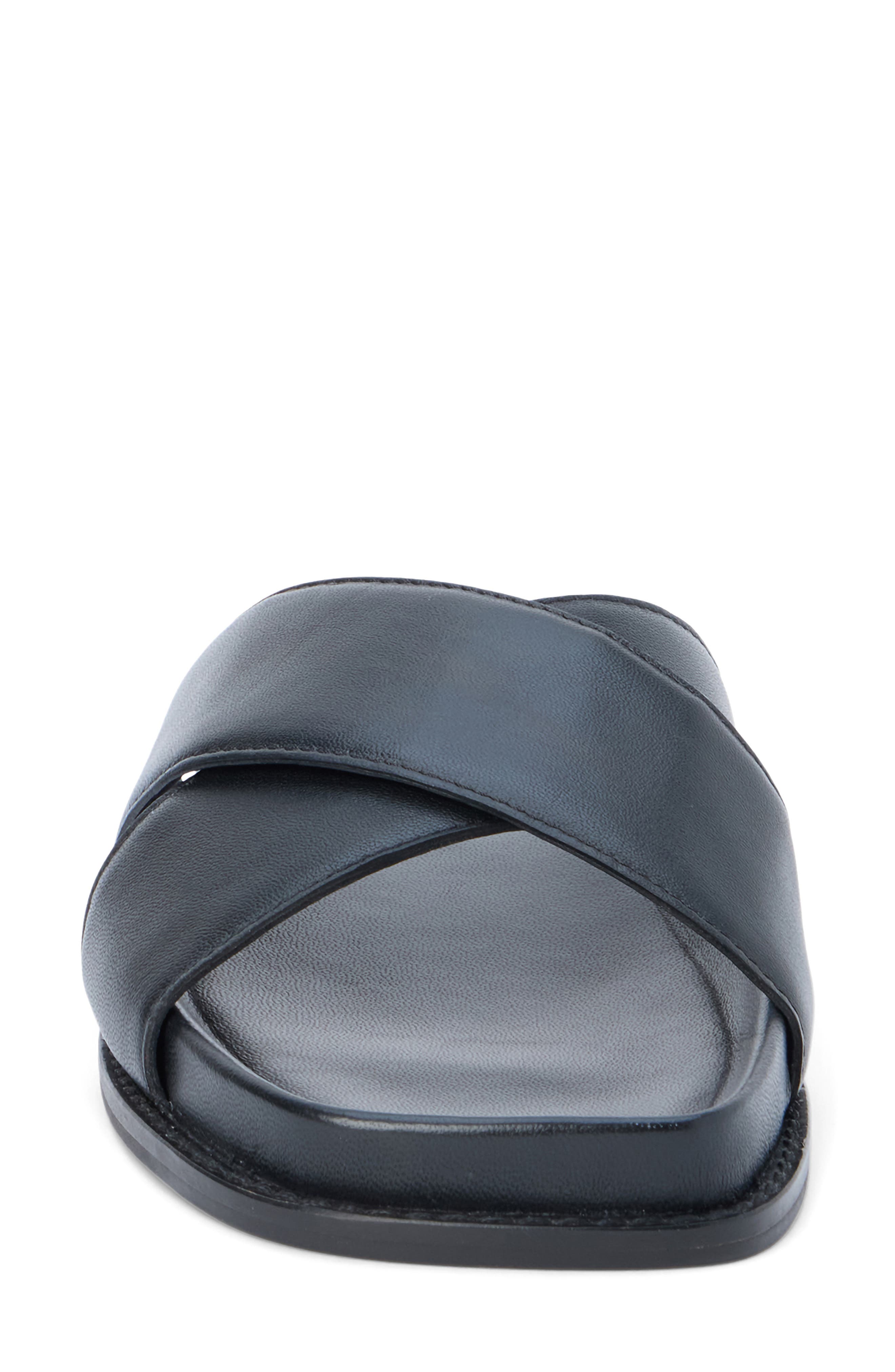 Coconuts by Matisse Hannah Slide Sandal, Alternate, color, Black Leather