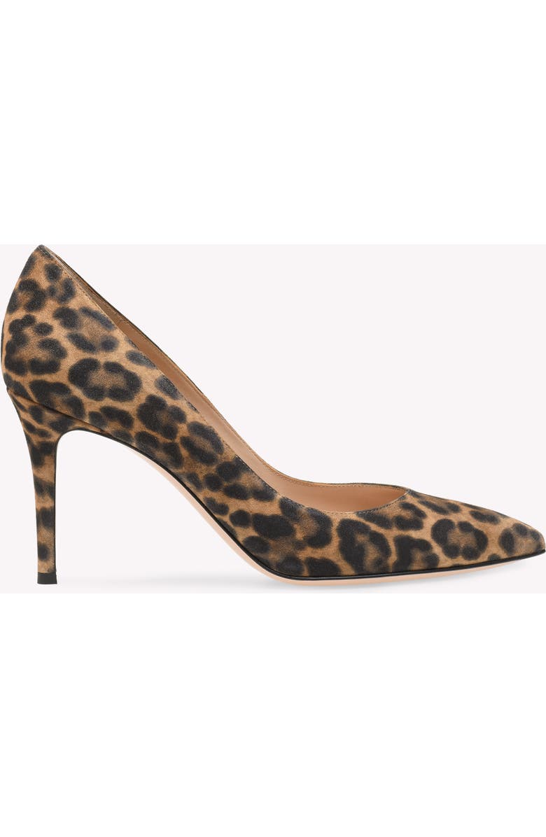 Gianvito Rossi Gianvito 85 Pump, Main, color, Brown Suede