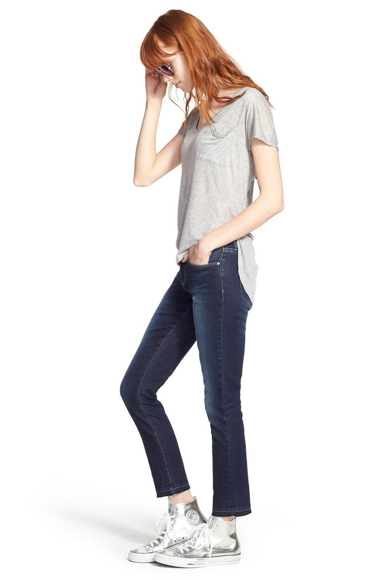Knit Tee, Alternate, color, HEATHER GREY