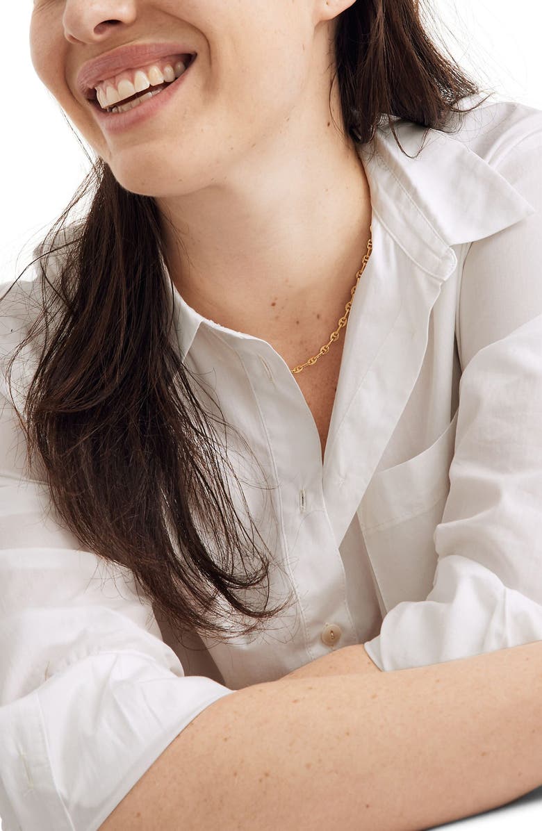 Madewell Oversize Poplin Ex-Boyfriend Shirt, Alternate, color,