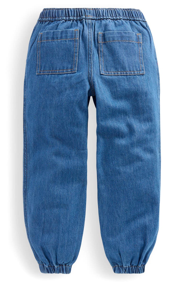 Mini Boden Kids' Elastic Cuff Denim Jeans, Alternate, color, Mid Vintage