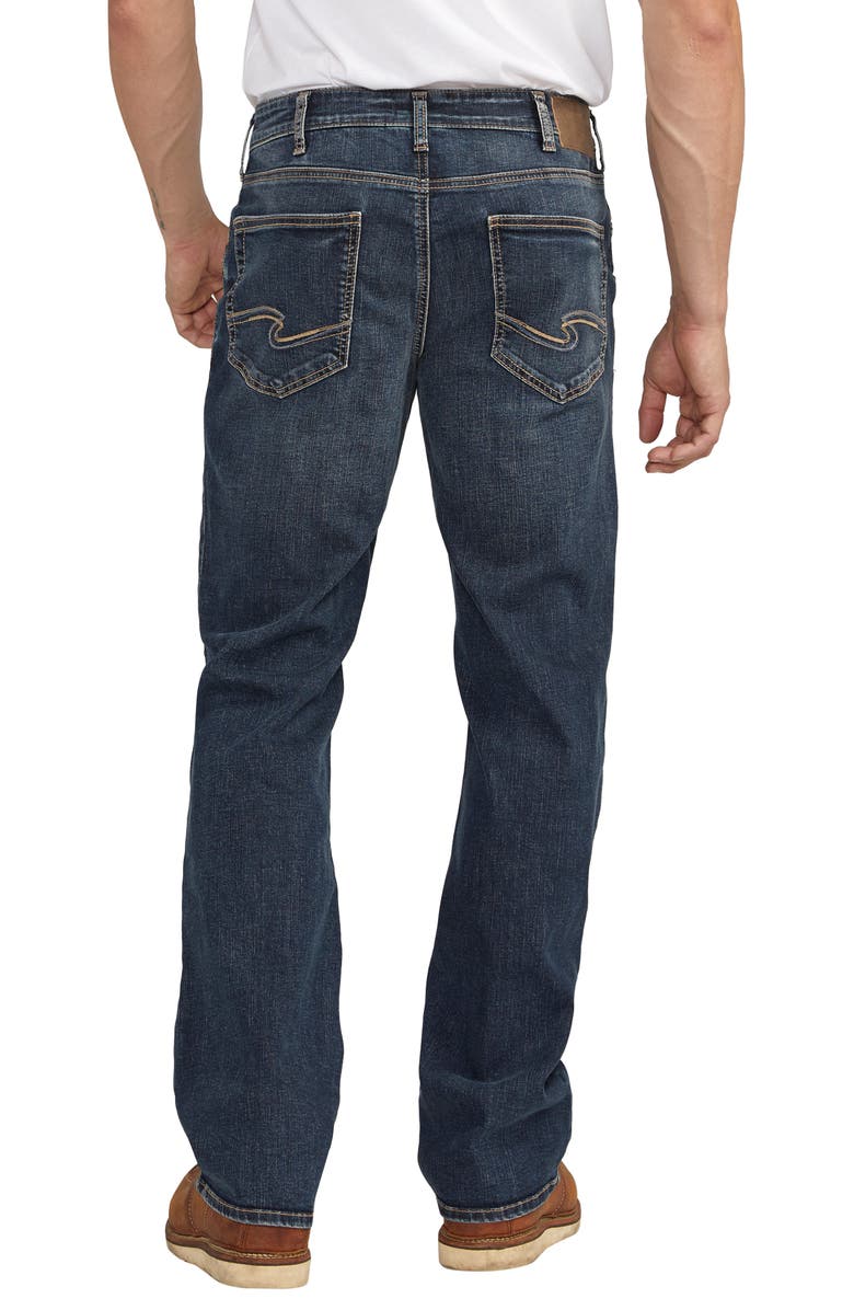 Silver Jeans Co. Zac Relaxed Fit Straight Leg Jeans, Alternate, color,