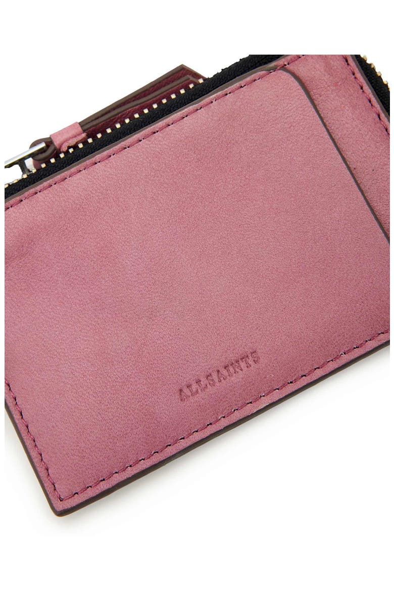 Remy Leather Wallet, Alternate, color, RASPBERRY PINK