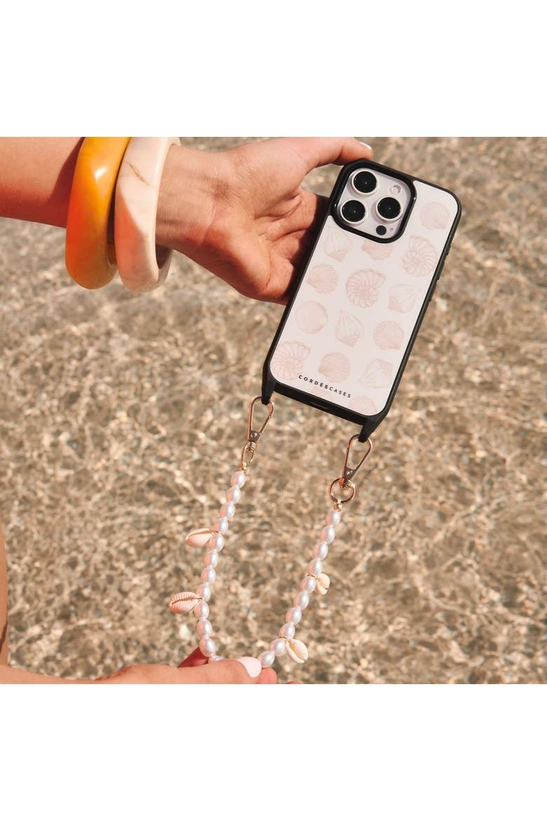 Pearl Paradise Phone Chain Set, Alternate, color, Beige