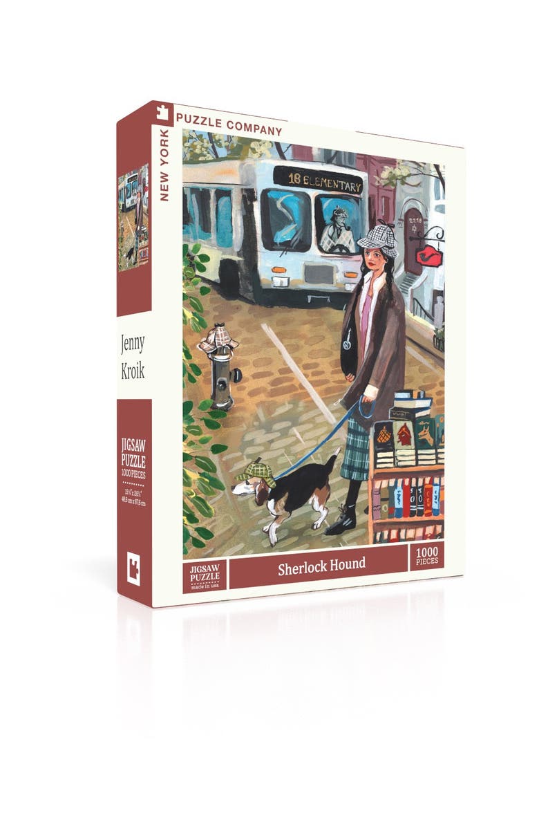 NEW YORK PUZZLE COMPANY Sherlock Hound 1000 Piece Puzzle, Alternate, color, NO COLOR