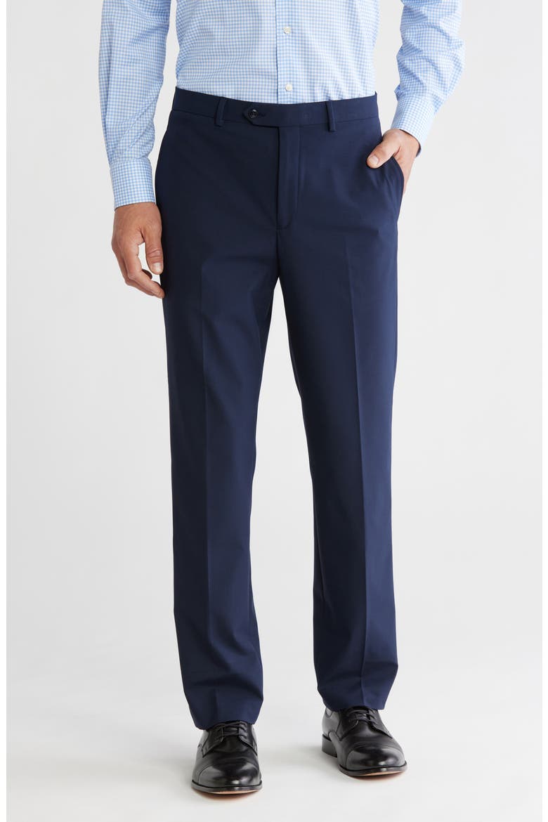 Regular Fit Trousers, Main, color, NAVY
