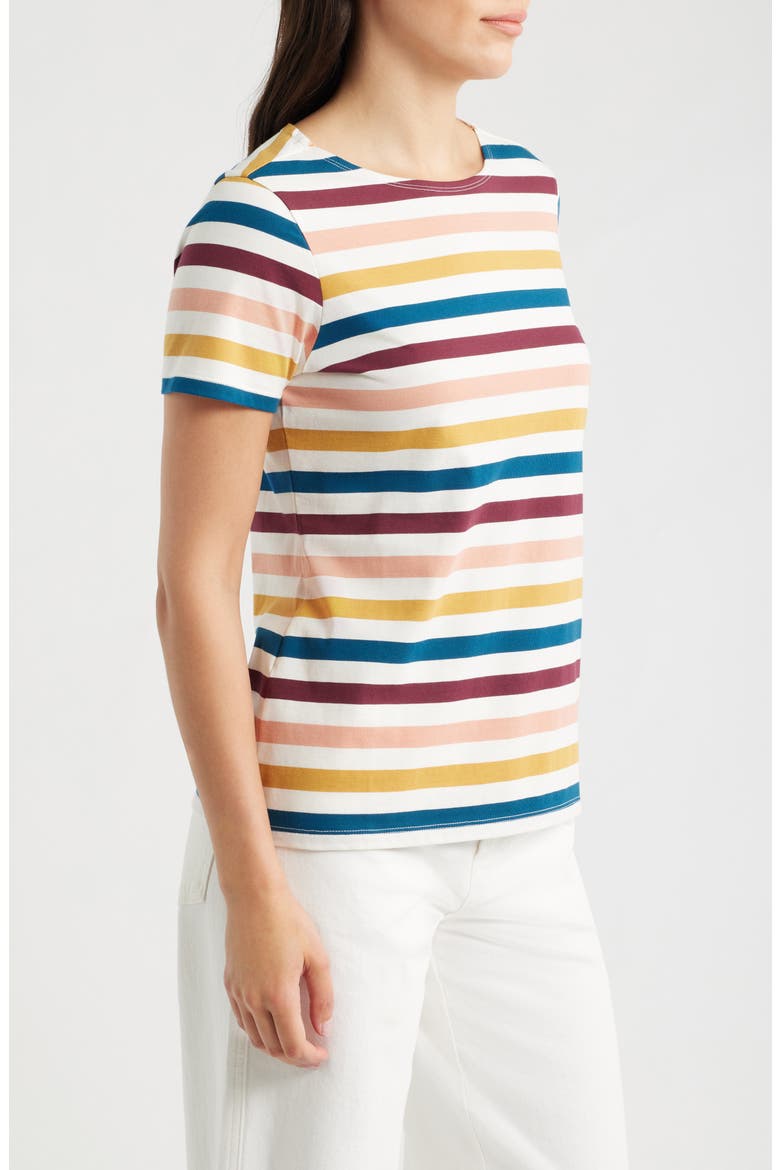 Sailor Stripe T-Shirt, Alternate, color, QUAD SCALLION ROSEHIP