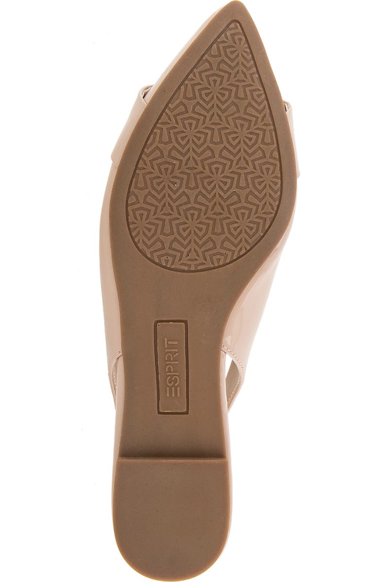Esprit Preslee Slingback Flat, Alternate, color, Beige Patent