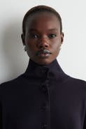 COS Twisted Ribbon Stud Earrings