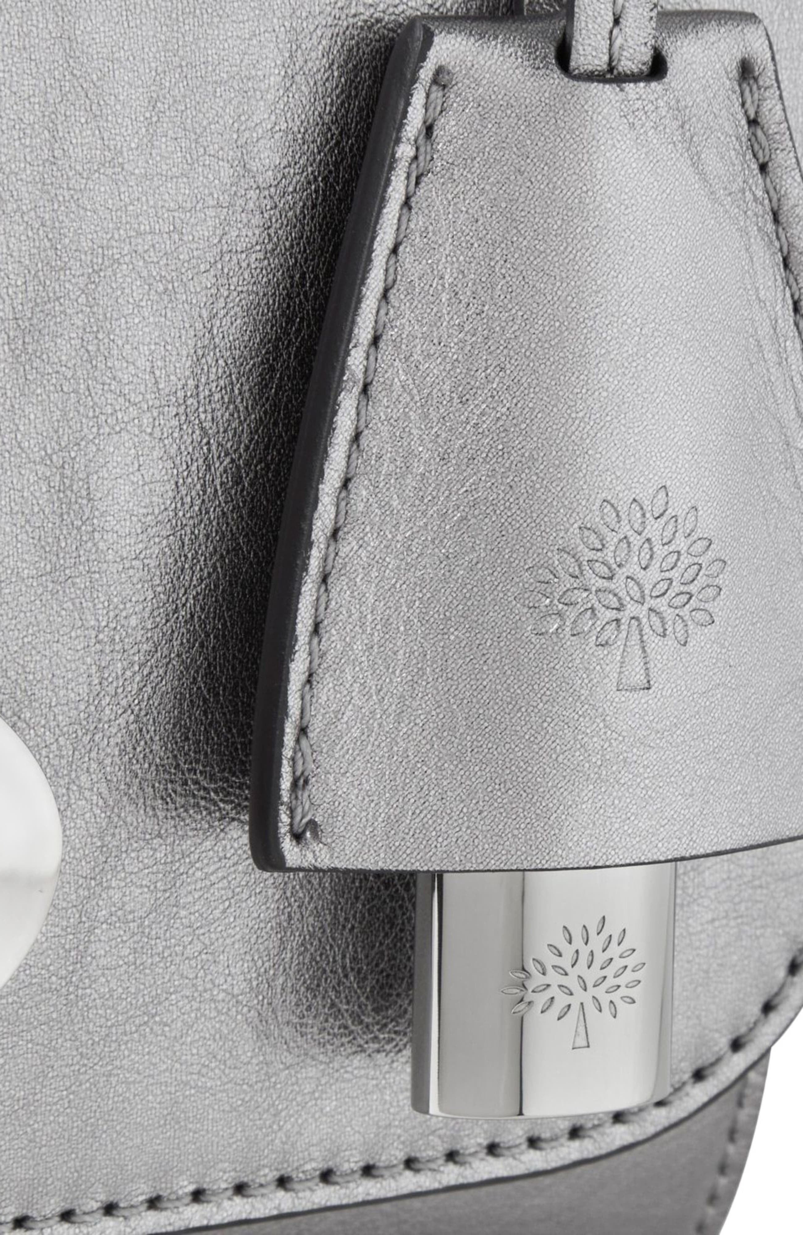 Mulberry Lily Leather Satchel, Alternate, color, 