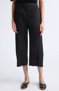 Pleats Please Issey Miyake Monthly Colors July Pleated Crop Straight Leg Pants