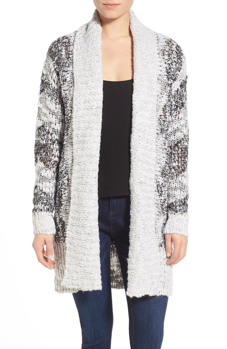 Leith Wide Collar Open Cardigan, Main, color,