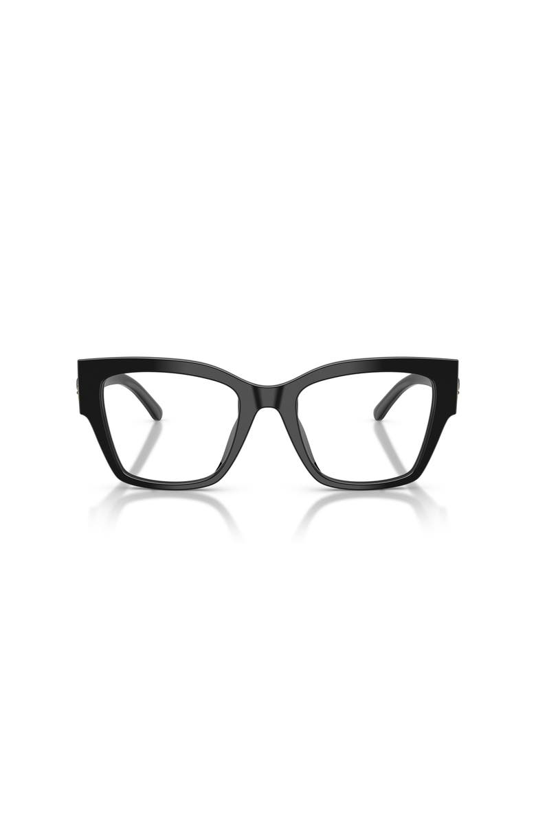 Dolce&Gabbana 53mm Butterfly optical glasses, Alternate, color, Black
