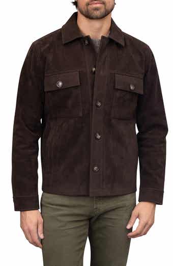 Faux Nubuck Trucker Jacket