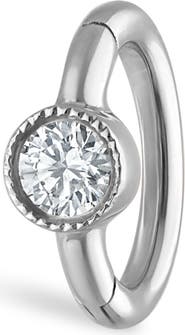 MARIA TASH Scalloped Diamond Clicker Earring