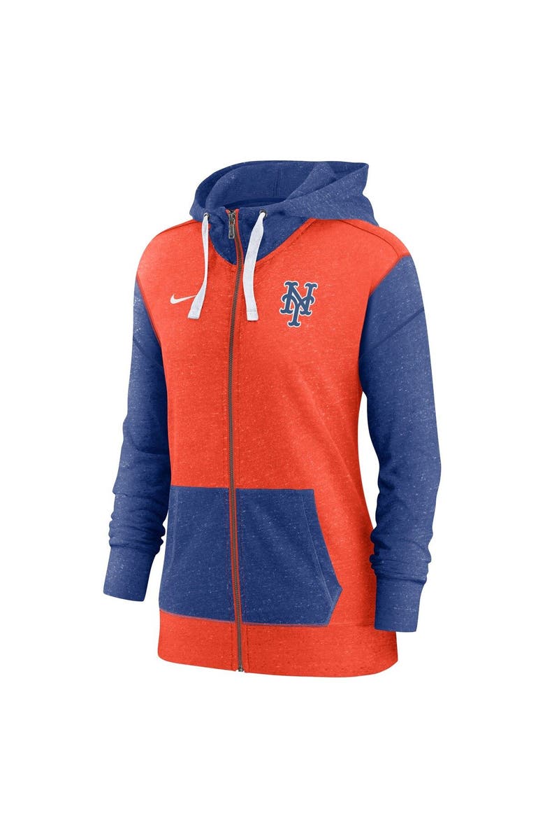 Nike Women's Nike Orange New York Mets Full-Zip Hoodie, Alternate, color, 