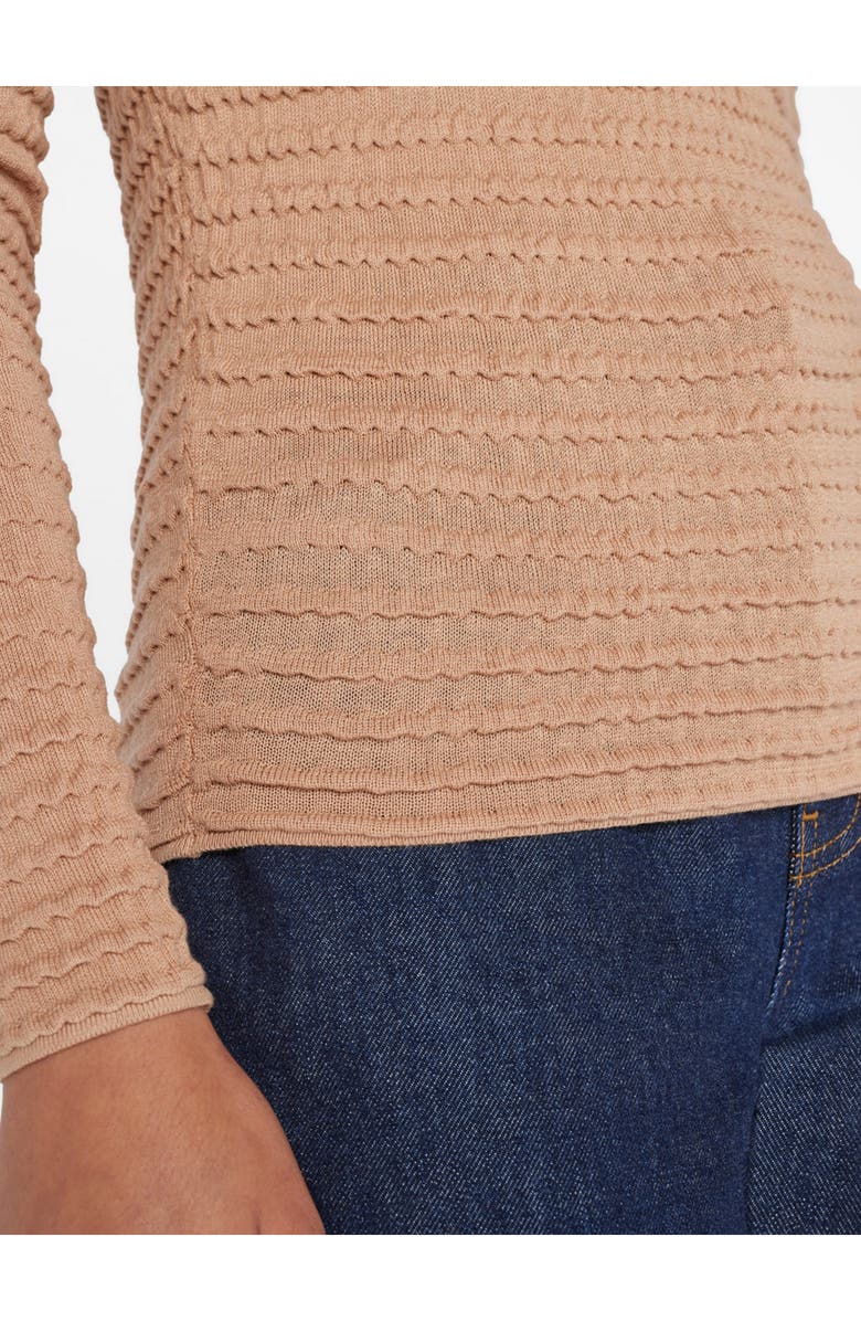 FRAME Silk & Cotton Blend Sweater, Alternate, color, Blush