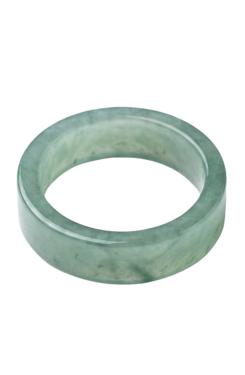 seree Gale Cyan square jade ring, Main, color, Blue