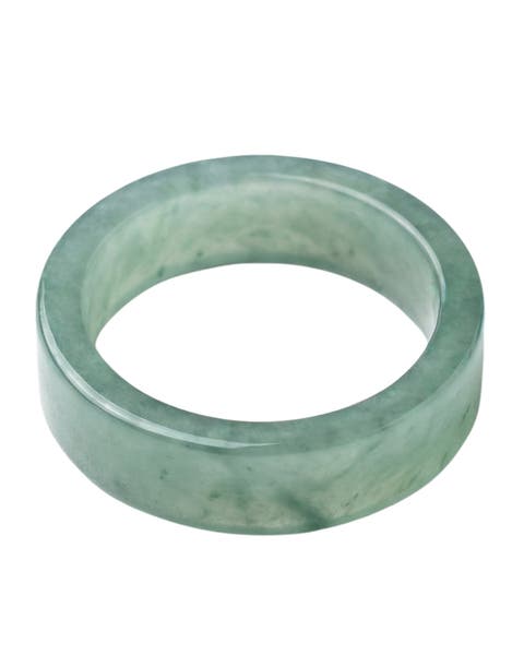 Gale Cyan square jade ring