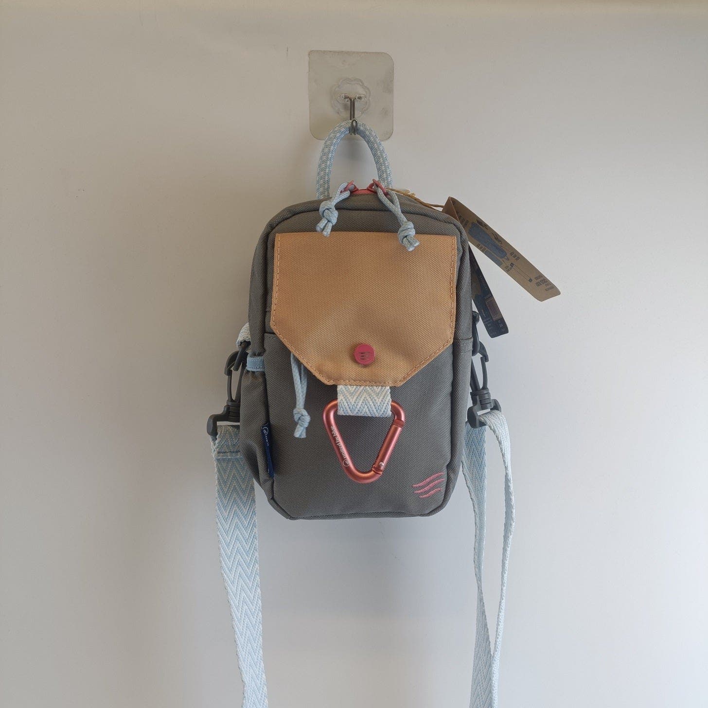 United By Blue (R)evolution Daily Crossbody, Main, color, Quiet Grey