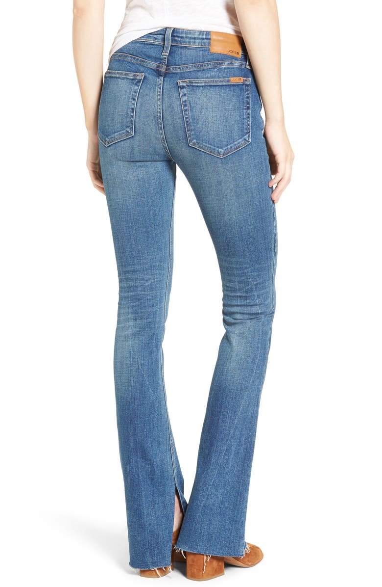 Joe's Micro Open Flare Raw Hem Jeans, Alternate, color, 