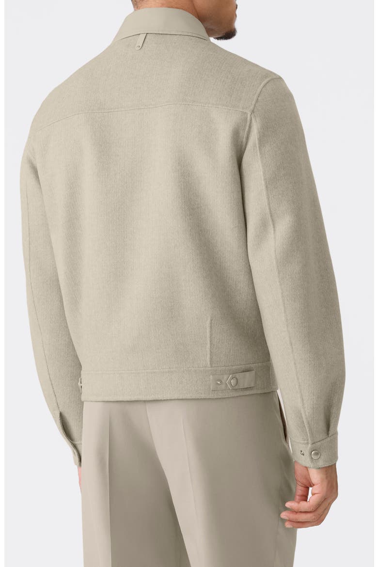 Hayes Herringbone Mixed Media Wool Jacket, Alternate, color, TAUPE MIX-TAUPE