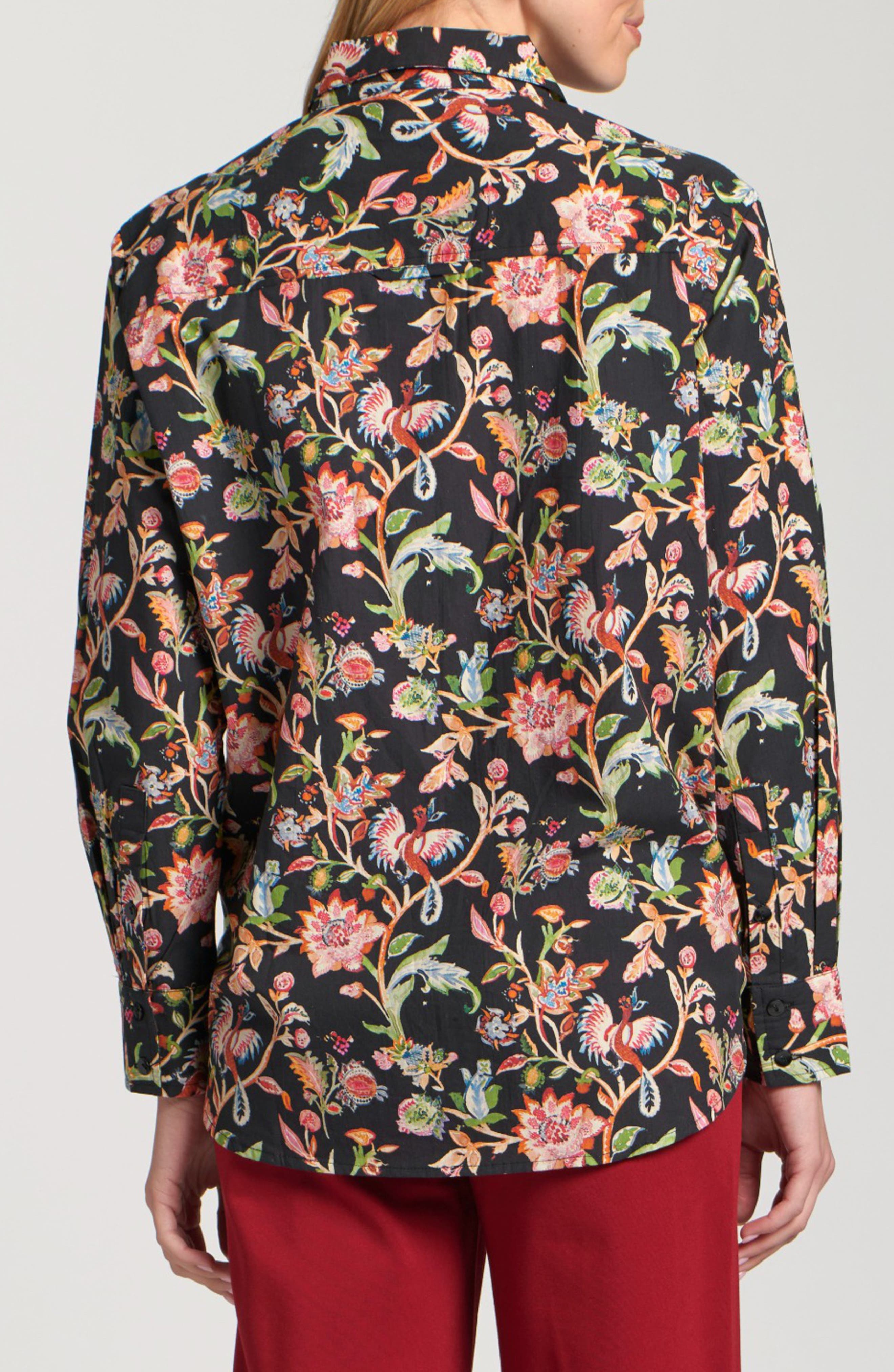 Boyfriend Poplin Button-Up Shirt - image 2