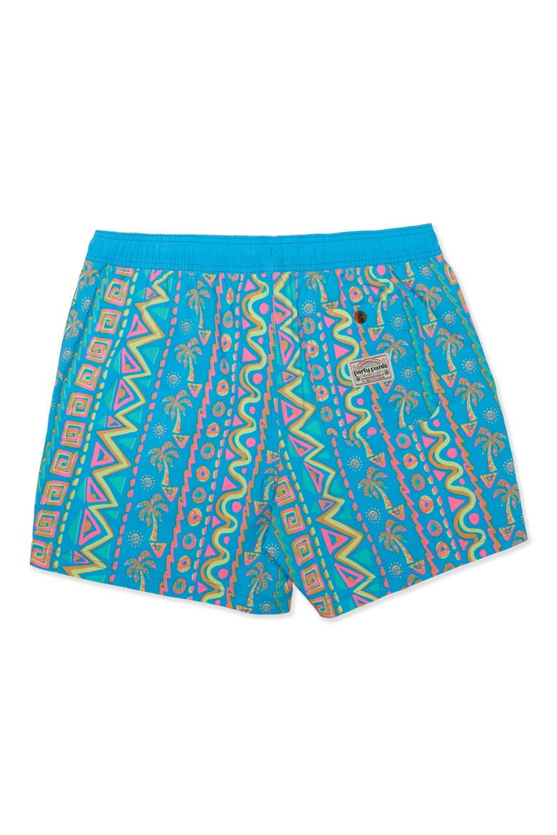 Festival 5-Inch Starter Swim Trunks, Alternate, color, CYAN