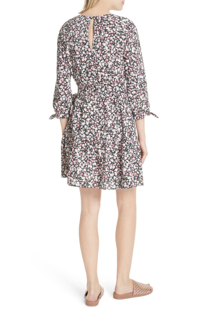 Kate Spade New York wildflower poplin dress, Alternate, color, 