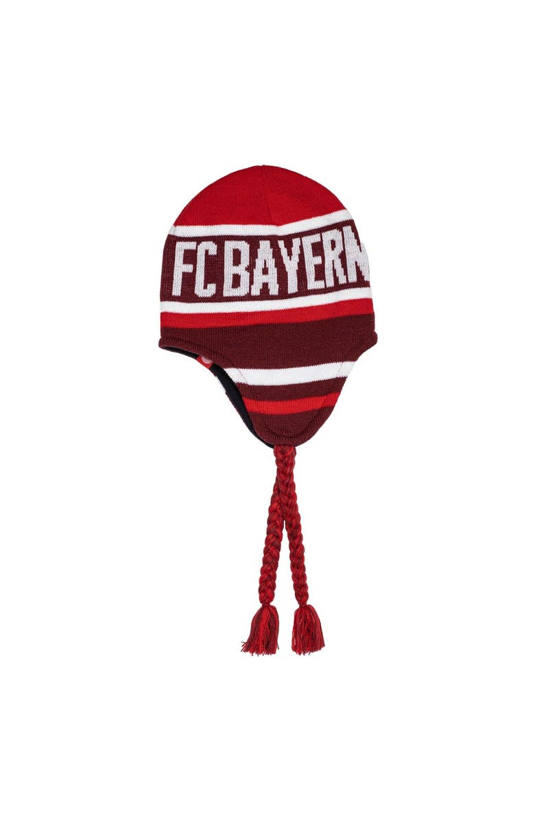 FAN INK Men's Red Bayern Munich Chalet Tassel Knit Hat, Alternate, color, 