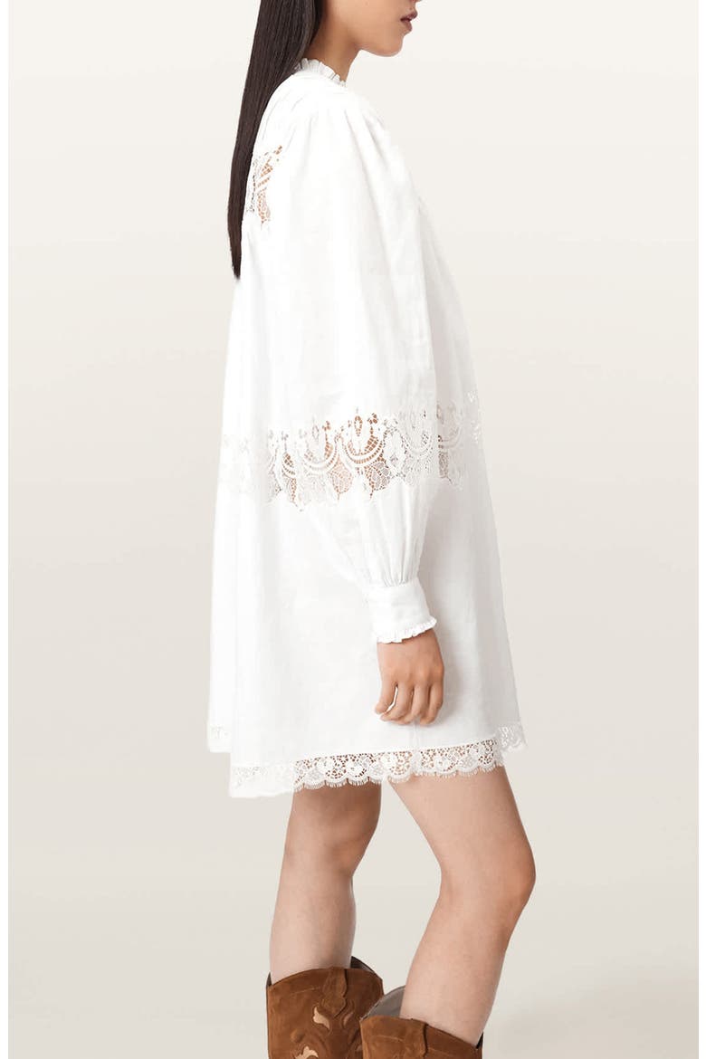 Talisa Lace Minidress, Alternate, color, WHITE