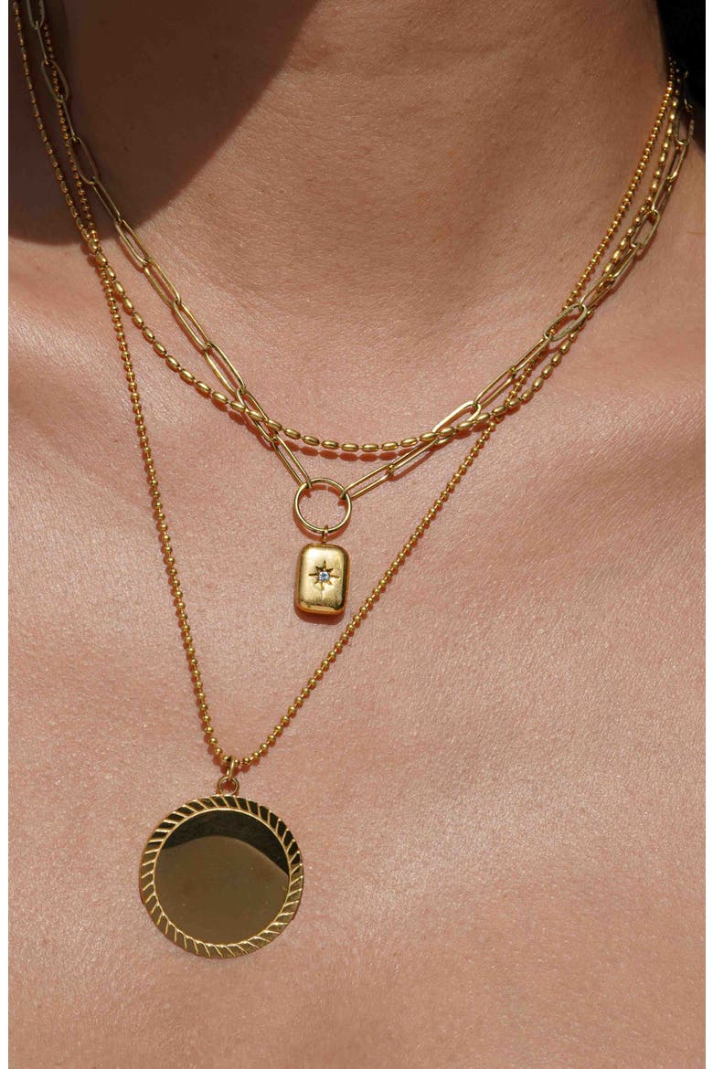 Larisa Pendant Necklace, Alternate, color, GOLD