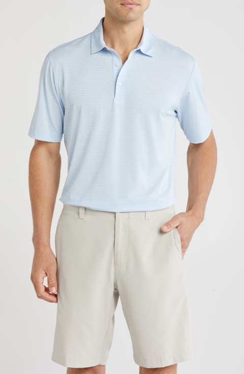 Feeder Stripe Oyster Piqué Knit Polo