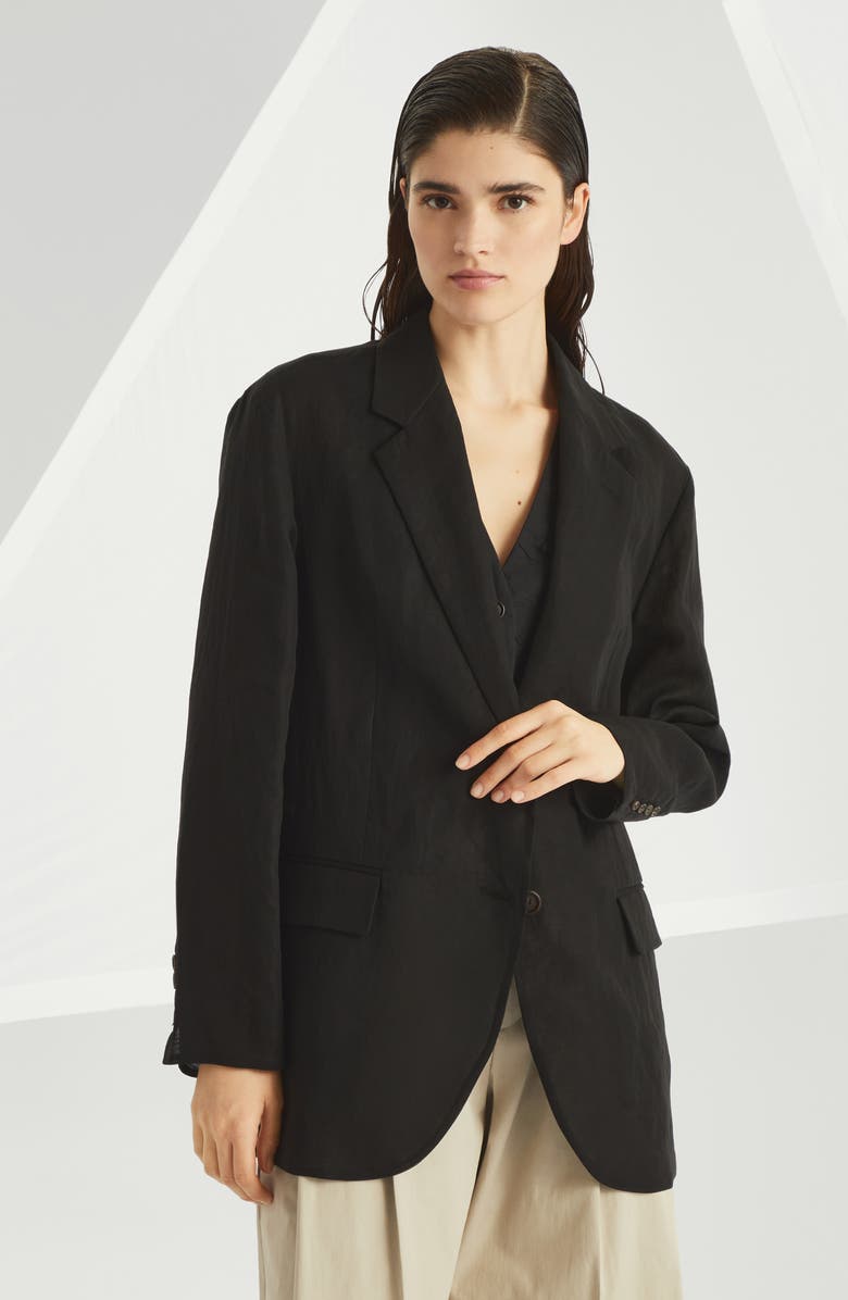 Brunello Cucinelli Organza blazer, Alternate, color, 