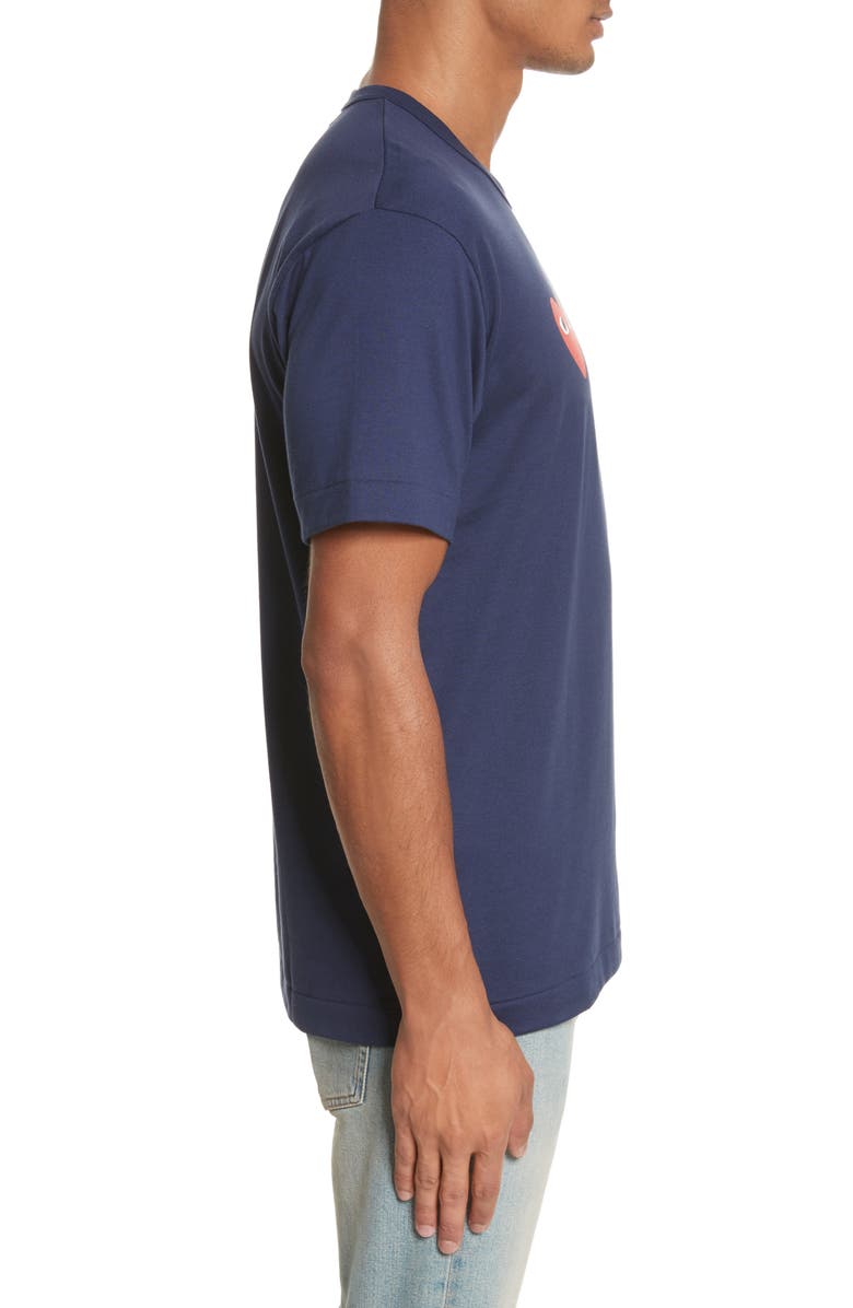 Comme des Garçons PLAY Graphic Tee, Alternate, color,
