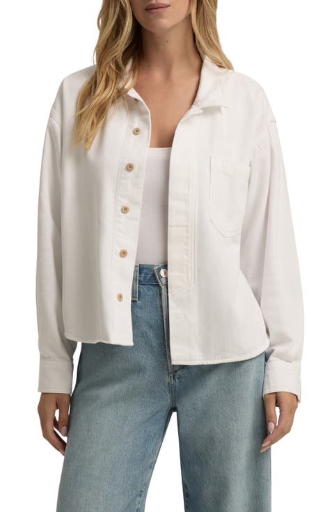 The Thinking About It Cotton Button-Up Shirt