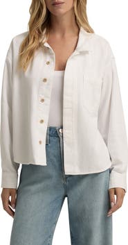 Favorite Daughter The Thinking About It Cotton Button-Up Shirt