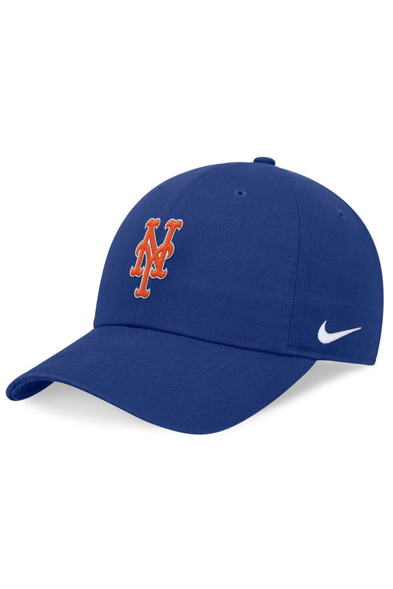 Men's Nike Royal New York Mets Evergreen Club Adjustable Hat, Main, color, Royal