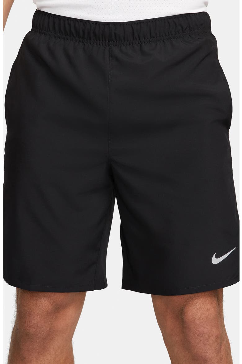 Challenger Dri-FIT Brief Lined Running Shorts, Alternate, color, 010 BLACK/REFLECTIVE SILV