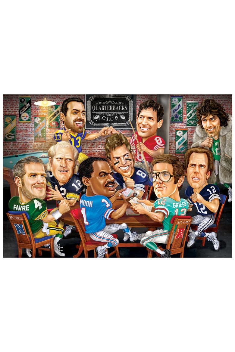 NFL Quarterbacks 500 Piece Puzzle, Alternate, color, Multicolor