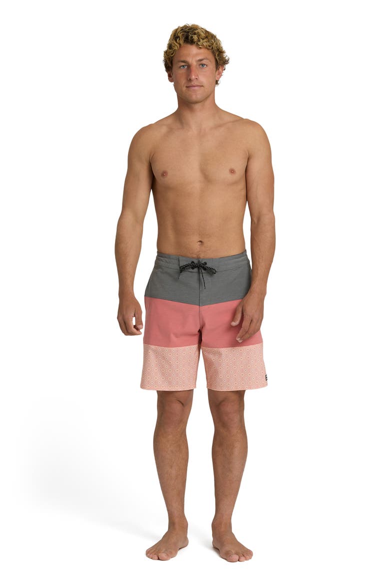 Tribong LT Board Shorts, Alternate, color, ASH ROSE