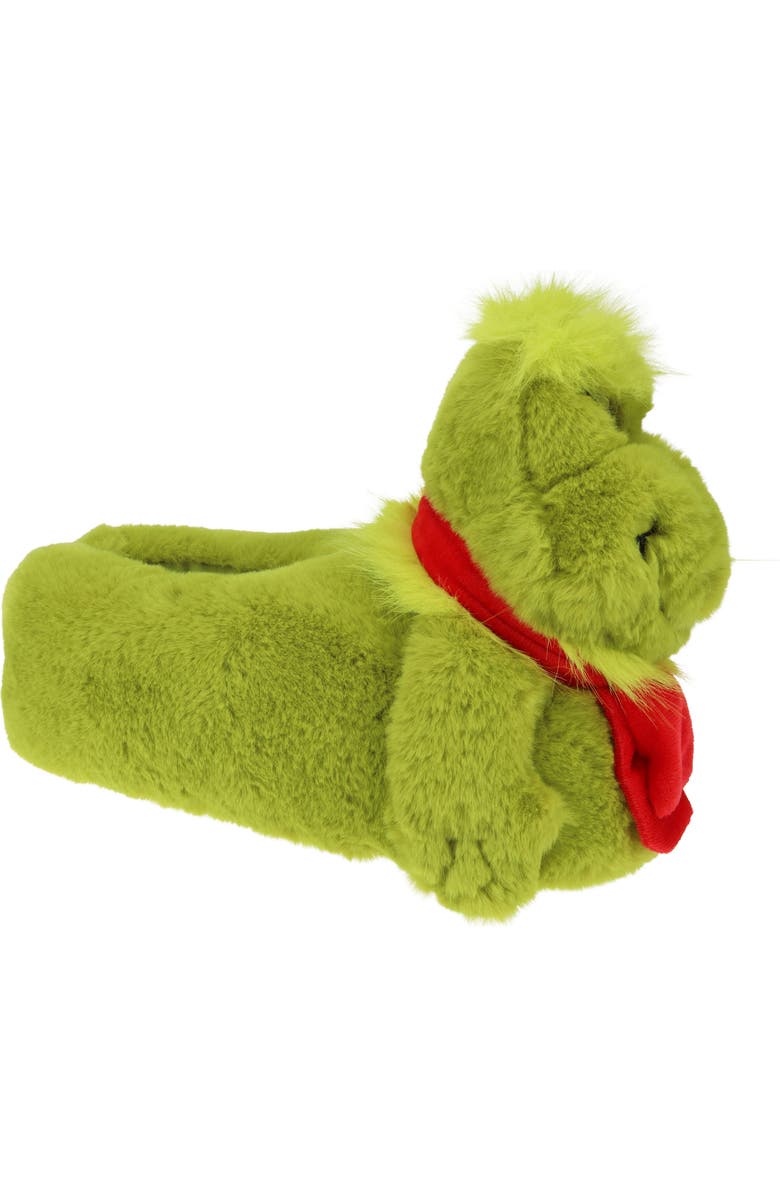 SG Footwear Kids' Grinch Full Body Slipper, Alternate, color, Green