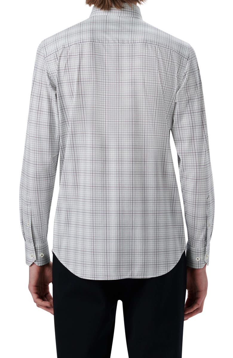 Bugatchi OoohCotton<sup>®</sup> Check Button-Up Shirt, Alternate, color, 