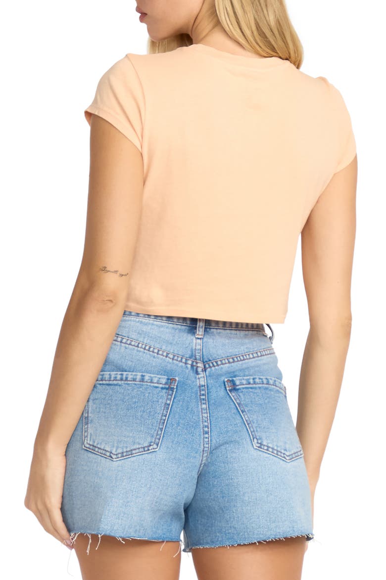 Vacay Awaits Crop T-Shirt, Alternate, color, SUNSTONE