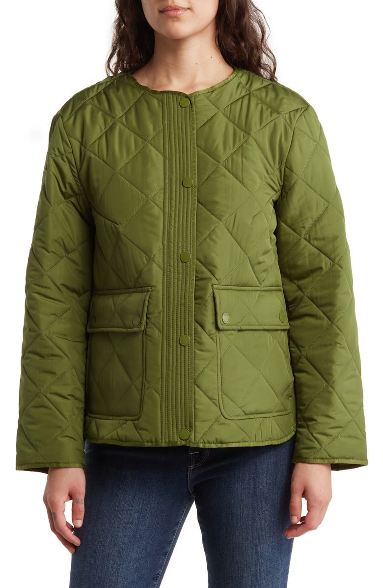 Michael Kors Water Resistant Quilted Jacket, Main, color,