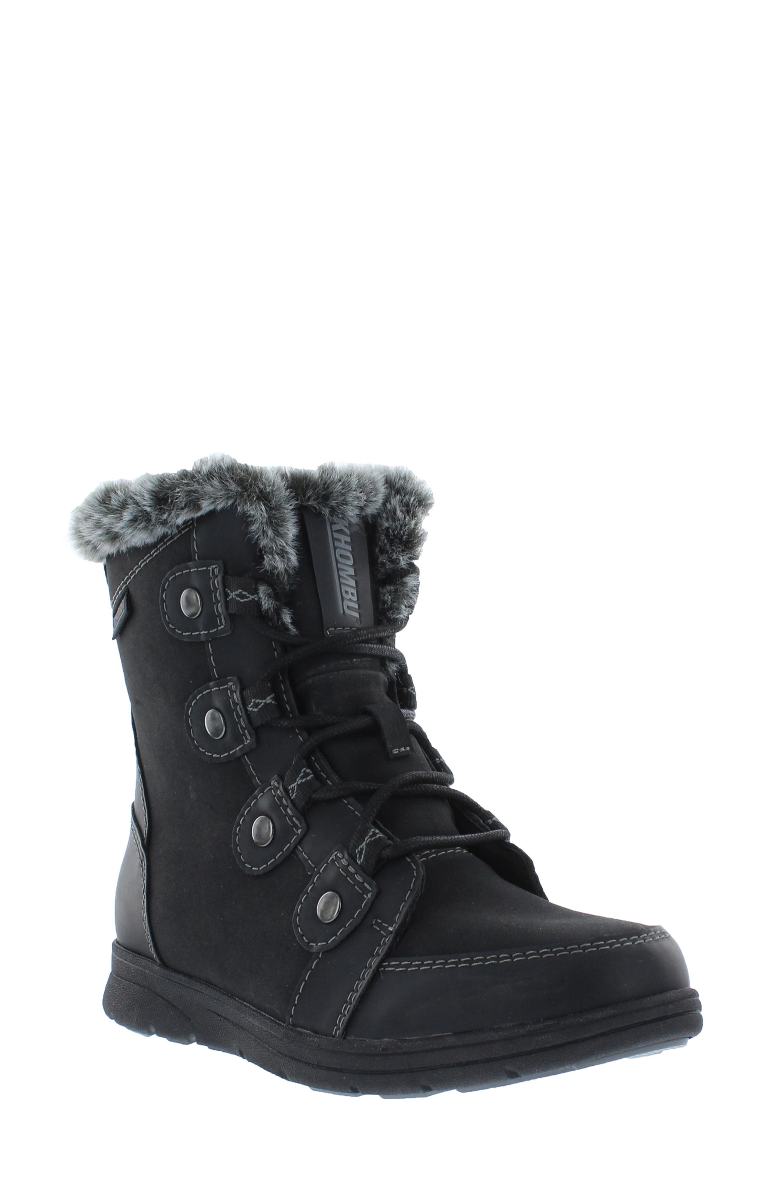 Khombu Lana Faux Fur Lined Boot, Main, color, 